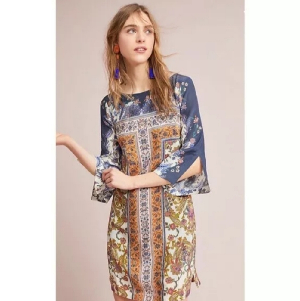 Maeve Barcelona Silk Dress Size 6